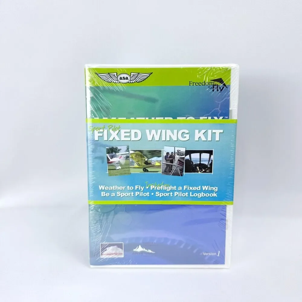 asa Fixed Wing Kit with DVDs and Log Book New